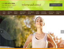 Tablet Screenshot of bellevueparkdental.com